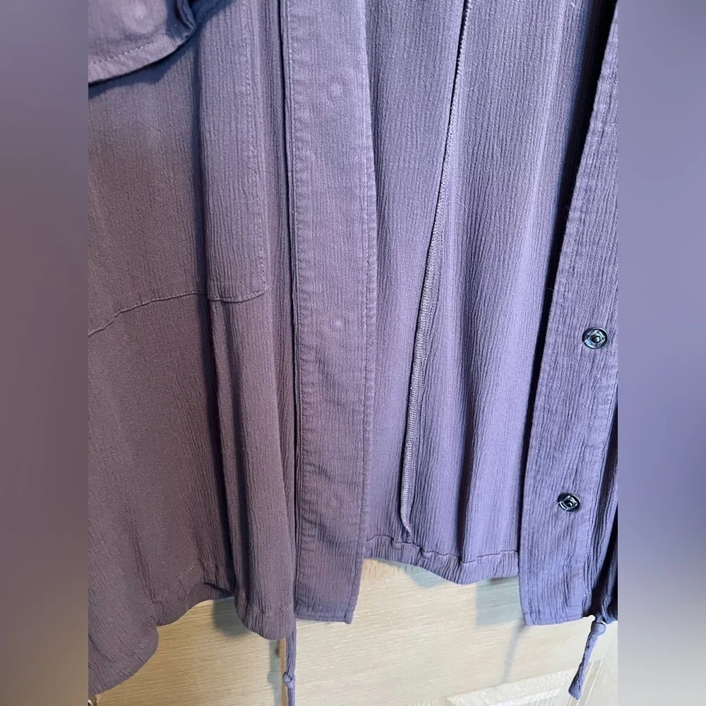 Torrid button up duster jacket